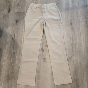 JM Collection Tan Stretch Pants Womens Size 4